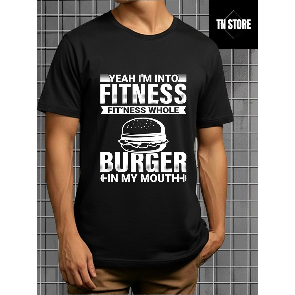 Camiseta Fitness Academia Gym Treino Esporte Camisa Blusa Unissex Masculino Feminino 100% Algodão Preto Branco Plus Size