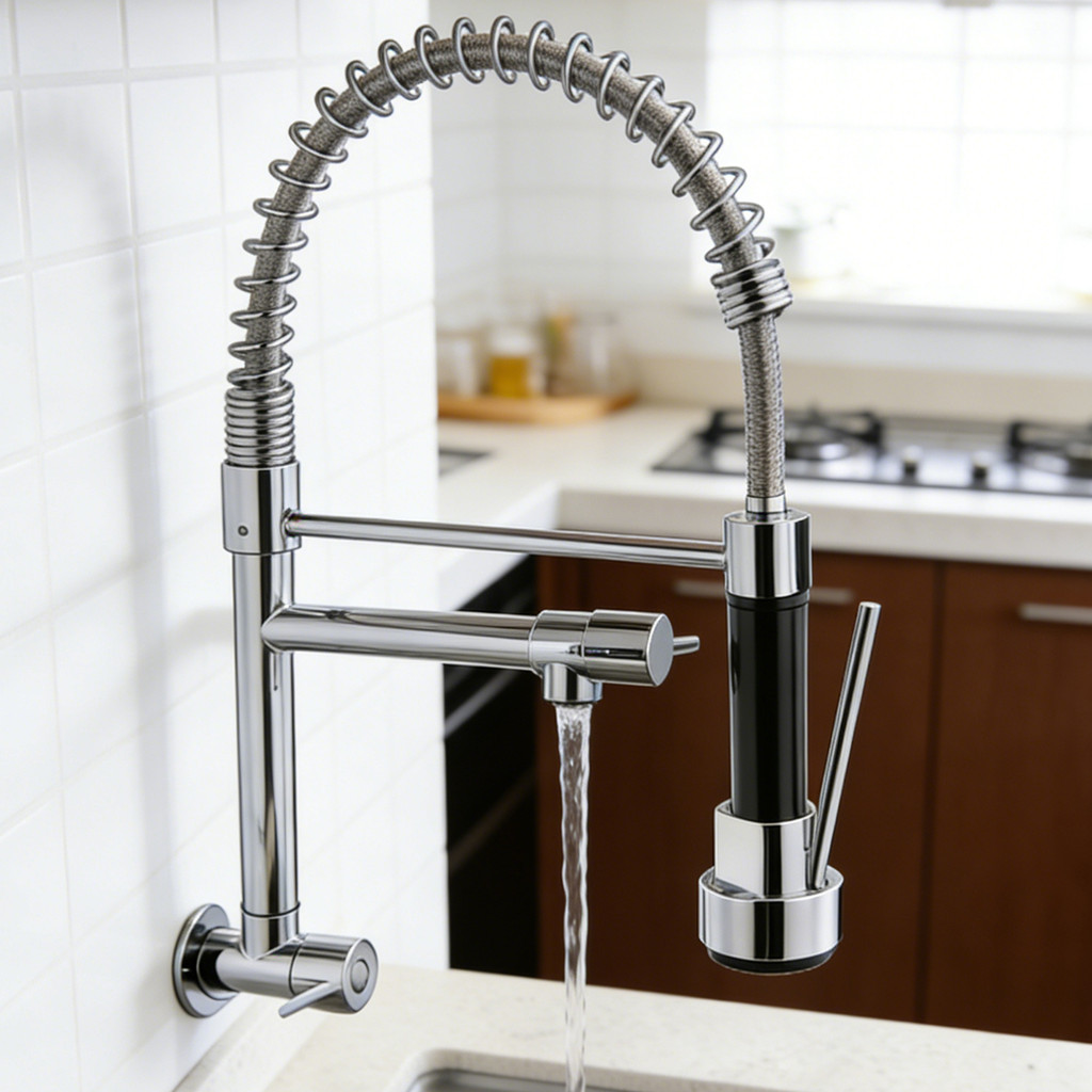 Torneira De Cozinha Gourmet Alça Com Extensor De Spray Tubo De Água Flexível Superior Para Ajuste em Oferta na Shopee