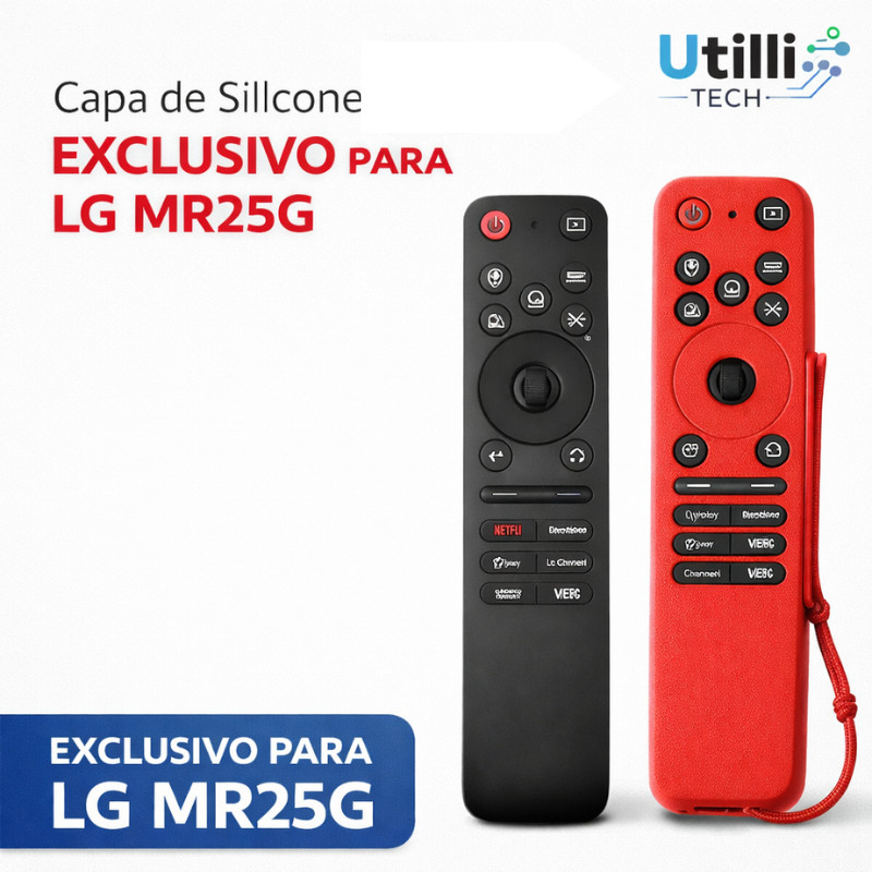Capa Capinha De Silicone Para Controle Remoto Tv LG MR25G Smart Magic em Oferta na Shopee