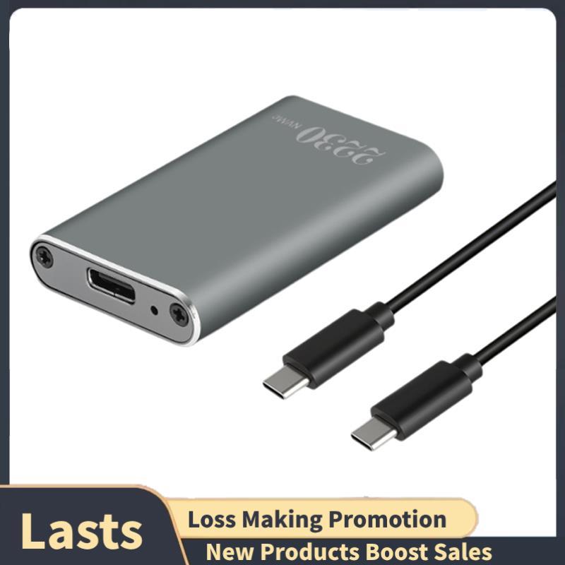 M . 2 NVMe SSD Gabinete Alumínio Type C 3.2 Gen2 10Gbps Caso Para 2230 Armazenamento Externo Portátil