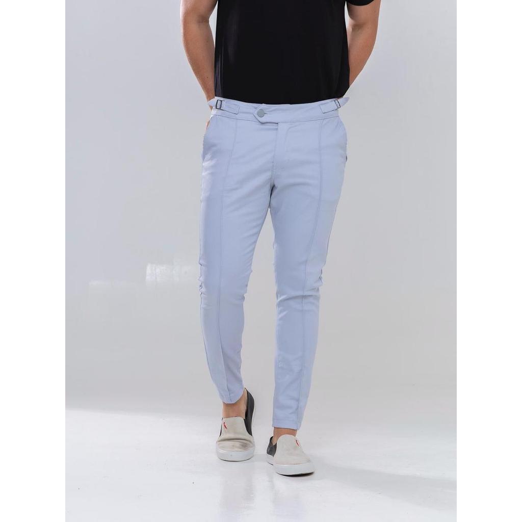 Calça Masculina Slim Alfaiataria Com Ajuste Lateral Premium