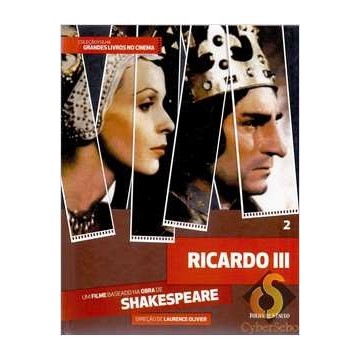 DVD Um filme baseado na Obra de Shakespeare - Ricardo III direção Laurence Olivier