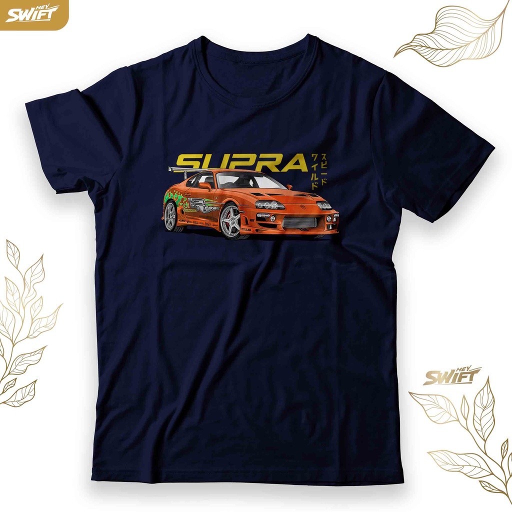 Toyota Supra Speed and Passion Tokyo Drift JDM 100 % Algodão De Alta Qualidade Camiseta DISTRO Roupas 0312