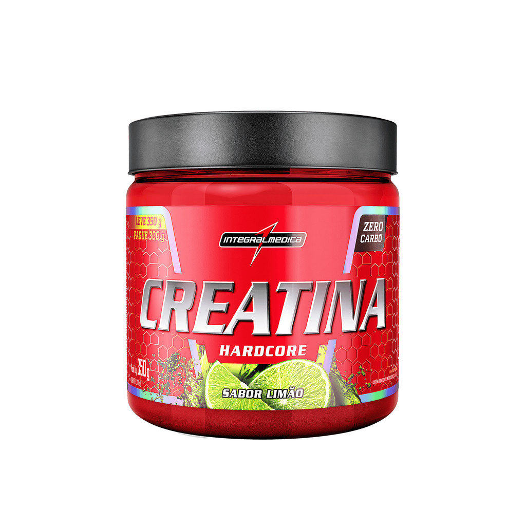 Creatina Sabor Limão 350g Hardcore Integralmedica