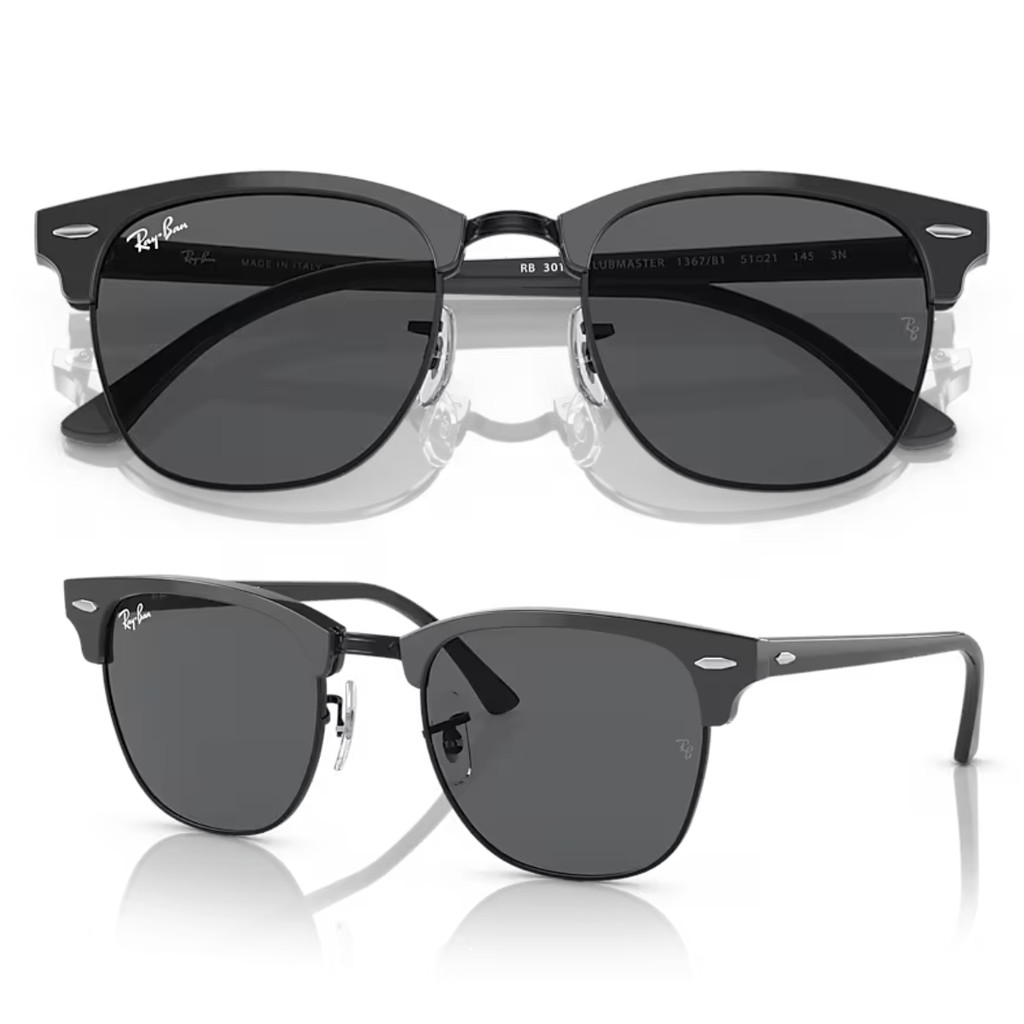 Óculos De Sol Ray Ban ClubMaster Classic RB3016 Tamanho 55