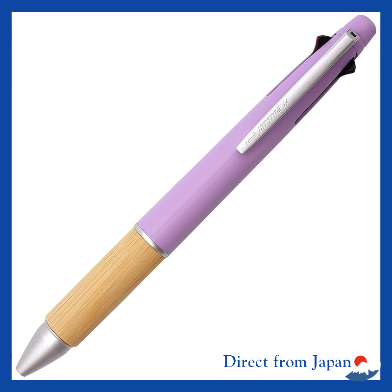 Caneta Multifuncional Jetstream 4 E 1 0.5 Mm BAMBOO Lilac Bouquet Msse Edição Limitada
