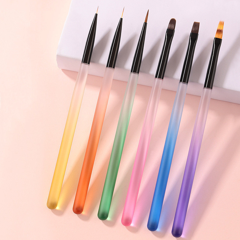 Pincéis Para Decorar Com Esmaltes Em Gel ，Porta canetas de acrílico