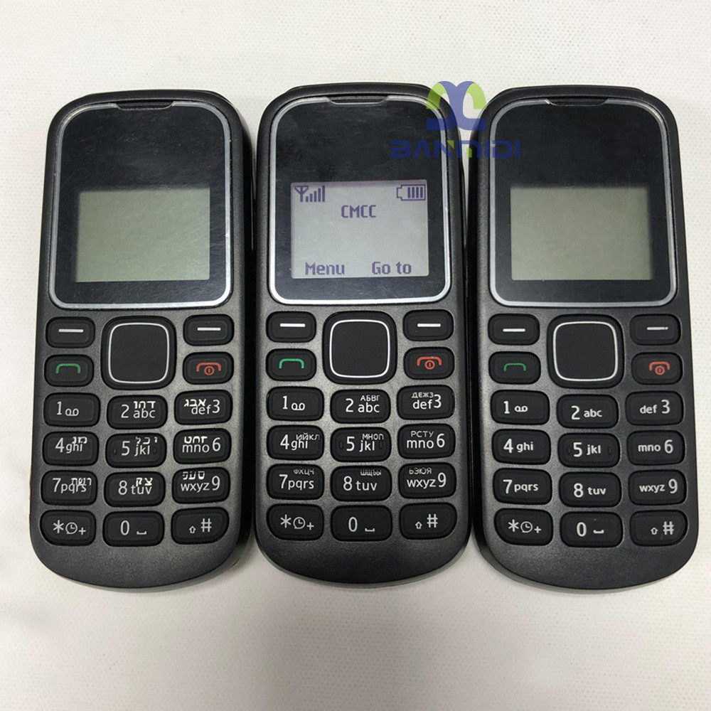 Original 1280 Telefone Móvel 2G GSM 900/1800 Desbloqueado Celular Árabe Russo Teclado Hebraico Sem Rede Na América Do No