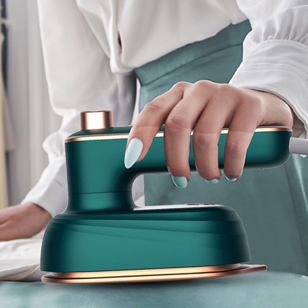 Imagem Mini Ferro De Passar Roupa Cabe Na Mala Bolsa Viagem Bivolt