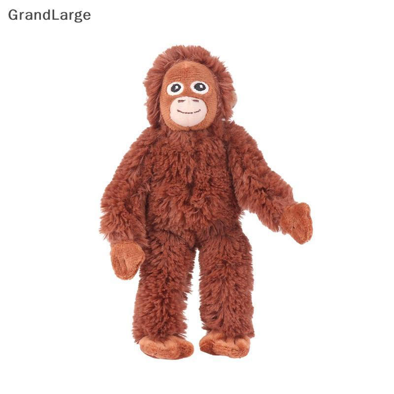 [GrandLarge] Gorila Dos Desenhos Animados Brinquedo De Pelúcia Chimpanzés Macaco Pingente Macio Boneca Chaveiro Mochila
