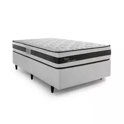 Cama Box Solteirão Herval Ness, com Molas Ensacadas, 65x96x203 cm