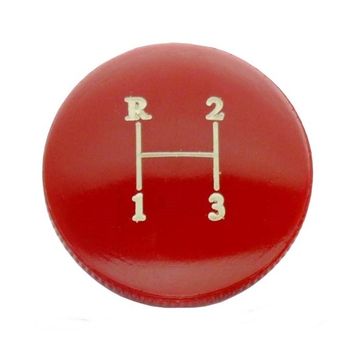 BOLA DE CÂMBIO 3 MARCHAS VERMELHA JEEP RURAL F75 F100 C10 C14 DODGE