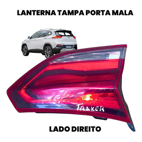 Aplique Lanterna Tampa Mala Gm Tracker Esquerda 2021 Origi Direito/passageiro Vermelho