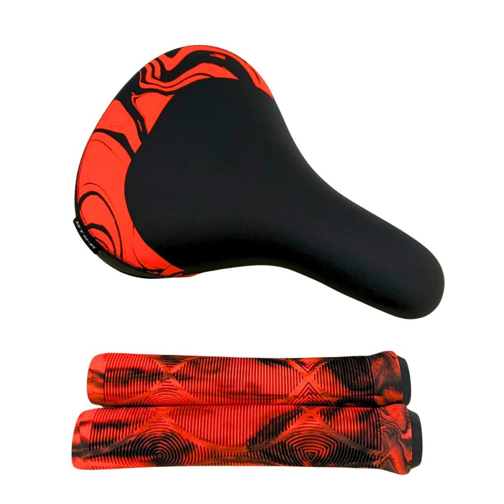 Selim BMX GTS-K Tipo DDK C/ Carrinho + Par de Punhos Cores em Oferta na Shopee