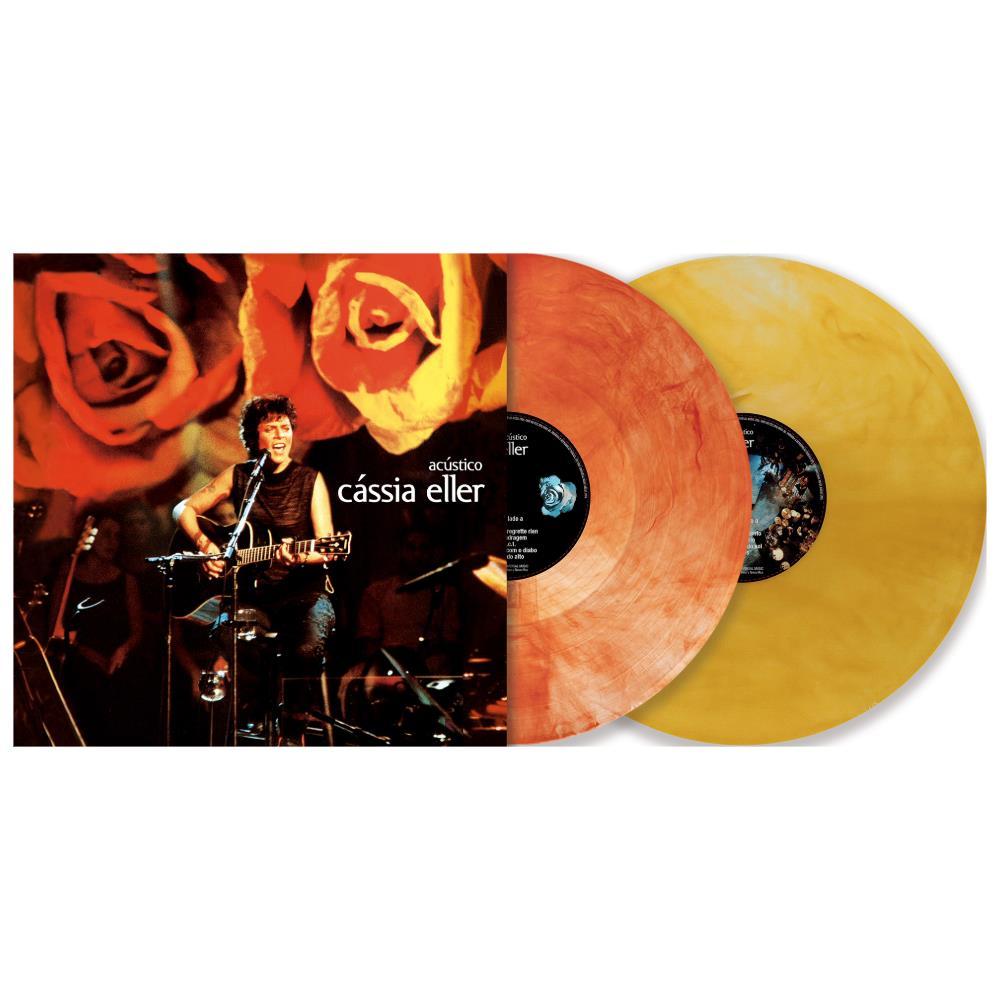 Vinil Cássia Eller - Acústico 2001 (2LP Vermelho e Dourado) em Oferta na Shopee