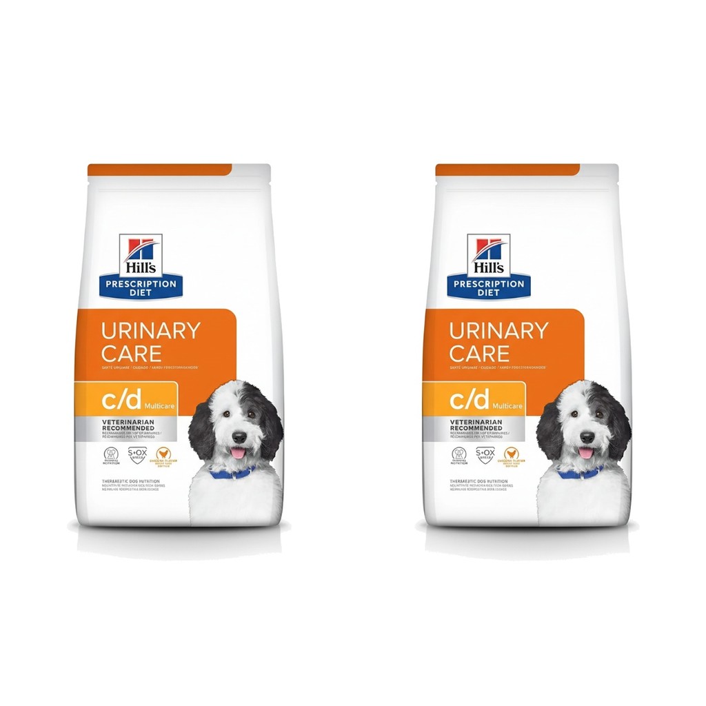 2 Ração Hill's Pd Cães C/D Multicare Urinario 3,8 Kg
