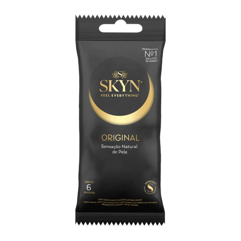 Camisinha Skyn Original Sensação Natural com 6 unidades