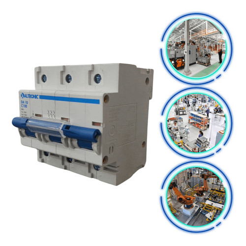 Disjuntor Tripolar 100a Curva C Tipo Din Altronic