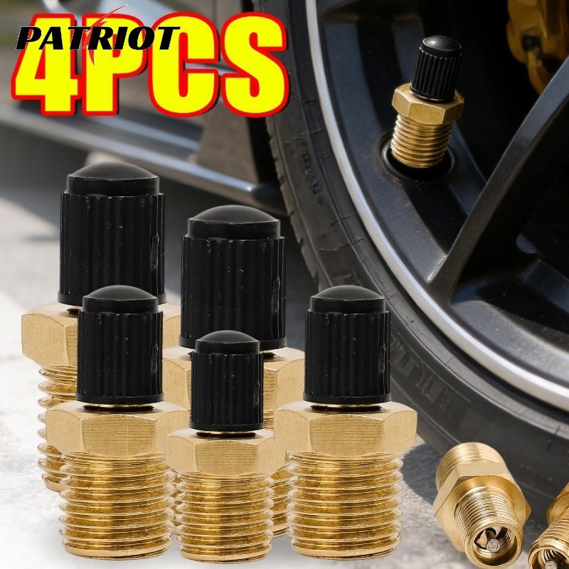 Núcleo De Válvula De Cobre Para Pneus Sem Câmara De Motocicleta De Carro , Substituição De Latão De Ajuste Universal , A