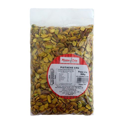 Pistache Cru Inteiro Sem Casca 500g