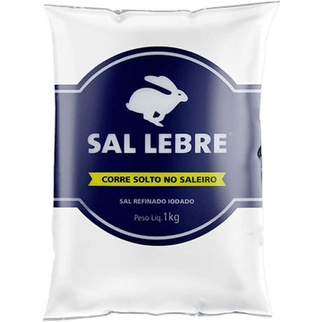 Sal Refinado Lebre Iodado