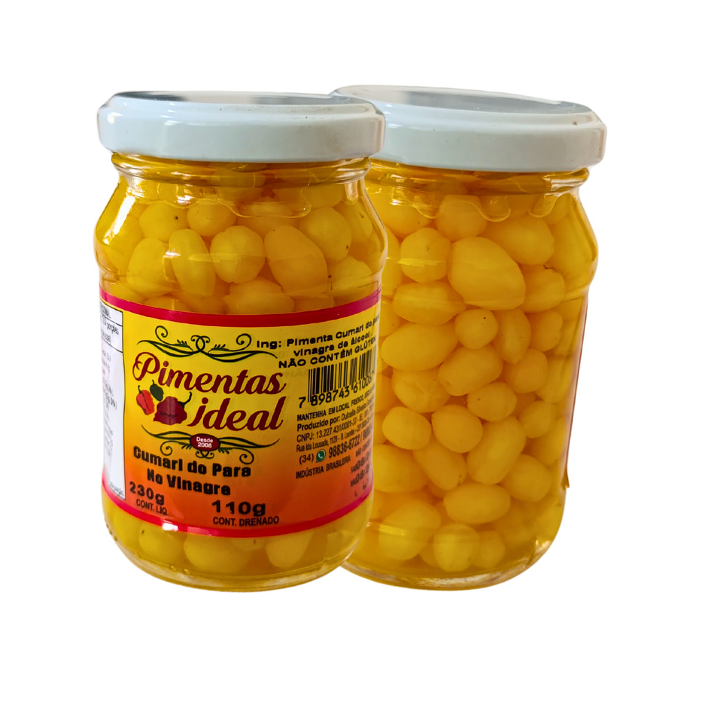 Pimenta Cumari Do Pará  Legitima Conservada No Vinagre 230gr em Oferta na Shopee