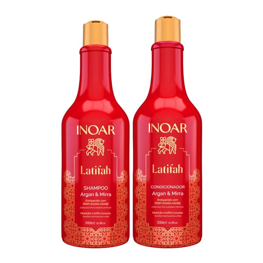 KIT INOAR LATIFAH SHAMPOO + CONDICIONADOR 500ml