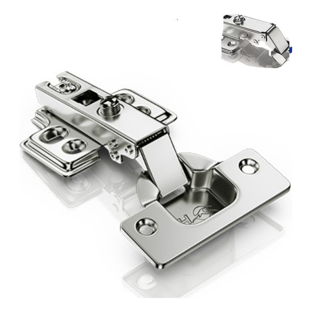 Kit 20 Dobradiças Reta Com Amortecedor Calço Fixo 35mm em Oferta na Shopee