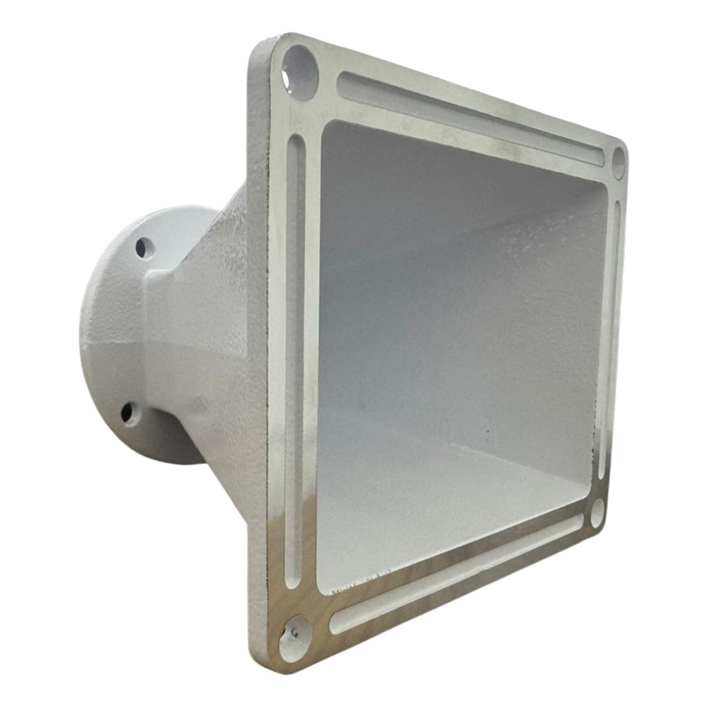 CORNETA BOCAL DE ALUMINIO QUADRADA 2 POL MODELO 1519 CORES SOM AUTOMOTIVO