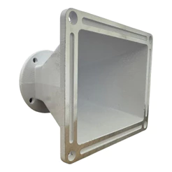 CORNETA BOCAL DE ALUMINIO QUADRADA 2 POL MODELO 1519 CORES SOM AUTOMOTIVO