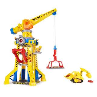 Playset Patrulha Canina - Torre de Guindaste - Rubble & Crew - Sunny em Oferta na Shopee