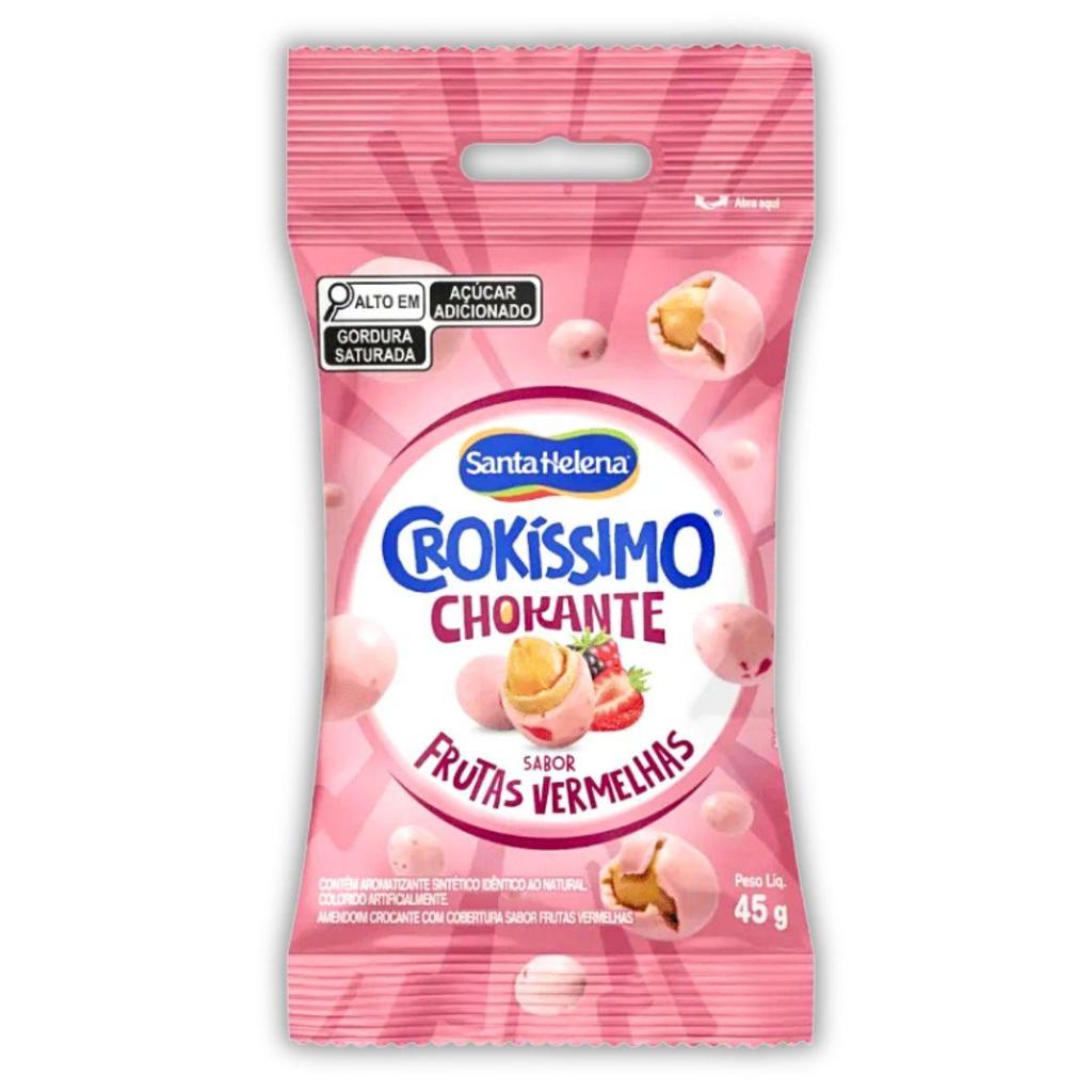 Amendoim Santa Helena Crokíssimo Frutas Vermelhas 45g