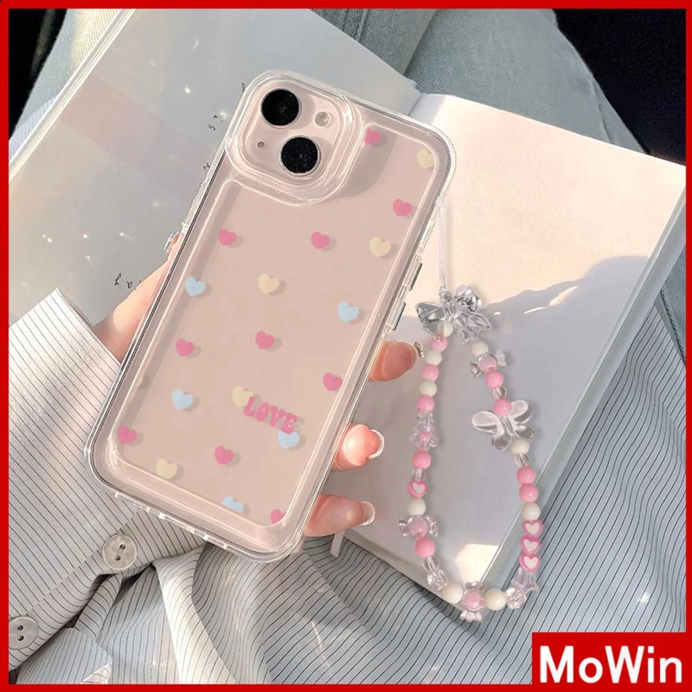 Capinha Capa Material transparente TPU Padrão de coração IPhone XR 11 12 13 14 15 16 17 Pro MAX 14 15 16 Plus em Oferta na Shopee