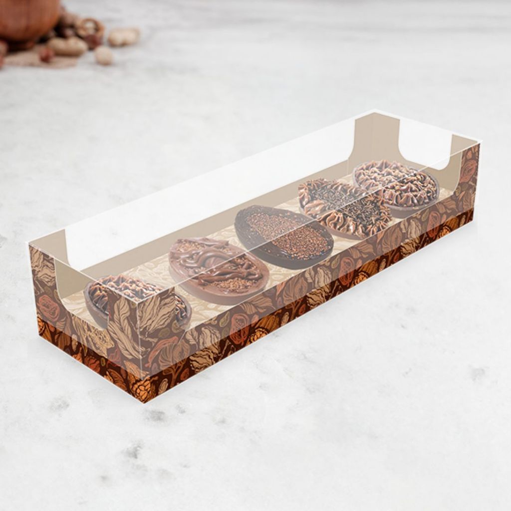 20 CAIXA DEGUSTAÇÃO 5 MINI OVOS PÁSCOA 5 X 50G - PURO CACAU 5791 ( IDEIA PÁSCOA 2026 ) em Oferta na Shopee