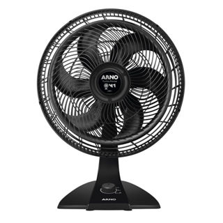 Ventilador de mesa 2 em 1 Arno 40cm VF42 Turbo Force Preto 127v em Oferta na Shopee