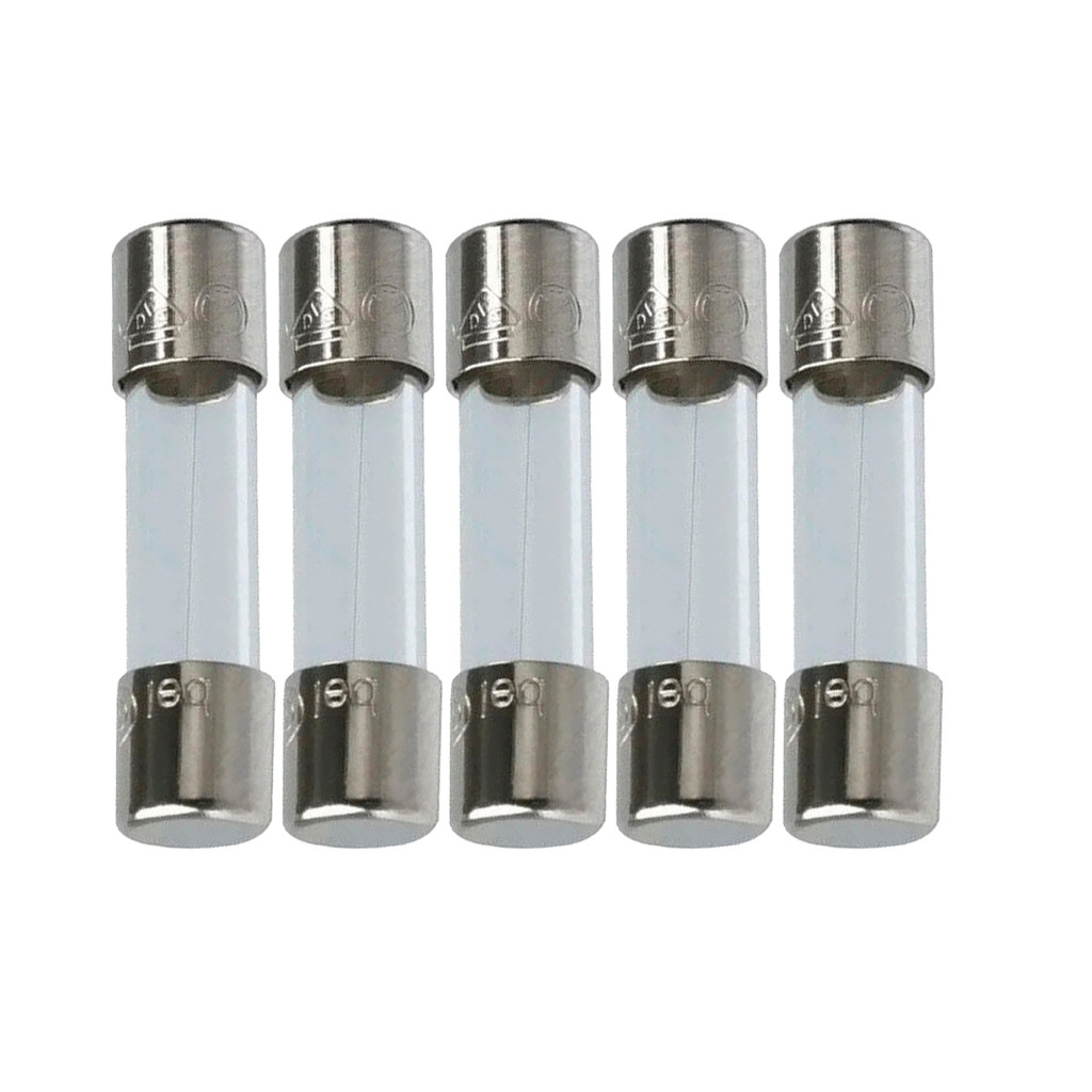 KIT 5 FUSIVEL FILTRO LINHA VIDRO PEQUENO 5A 5x20