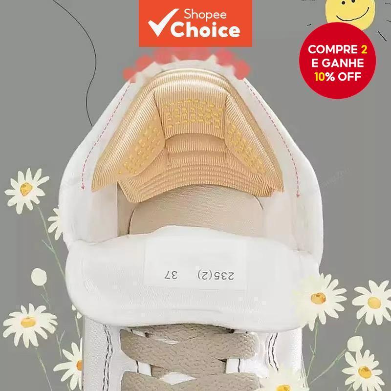 Almofadas De Calcanhar Para Tênis De Corrida , Inserções De Tamanho Ajustável Com Suporte De Absorção De Choque Antidesg