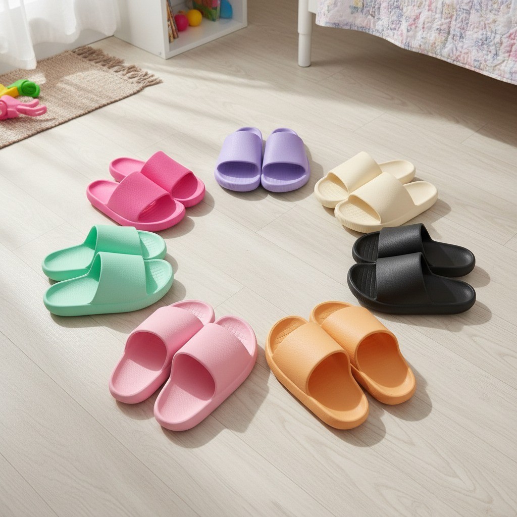 Chinelo Infantil Jovens Nuvem Slide Macio Confortável Antiderrapante Leve