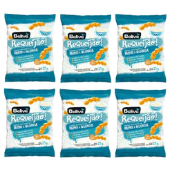 Kit 6x Salgadinho Requeijão Zero Glúten Milho E Quinoa 25g