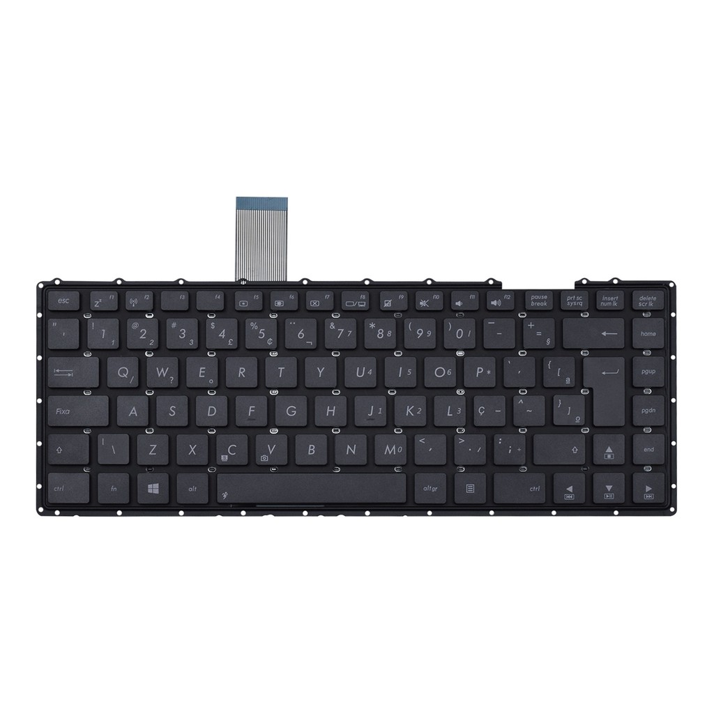 Teclado para Notebook Asus X Series X401U | Preto ABNT2 em Oferta na Shopee