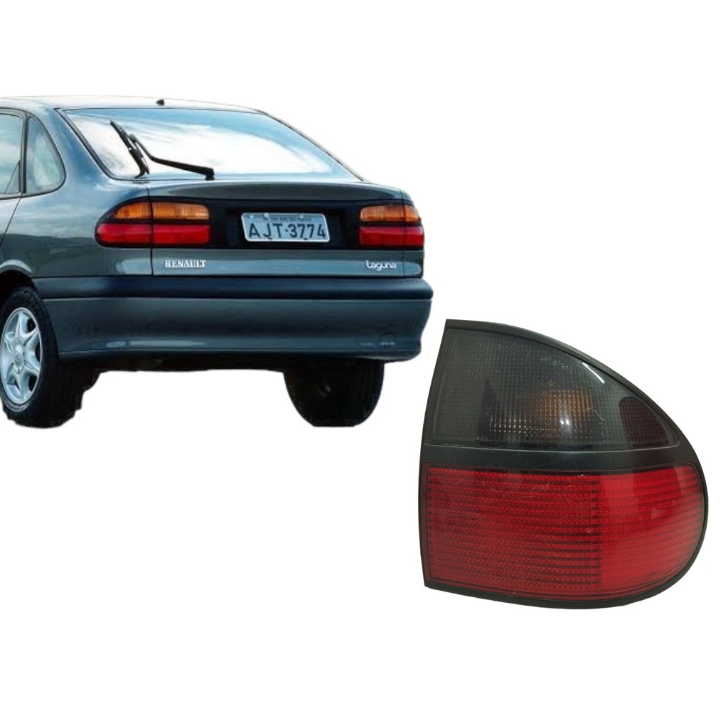 Lanterna Tras L/d Renault Laguna 1995 A 2001 Fume Original  Direito Fumê