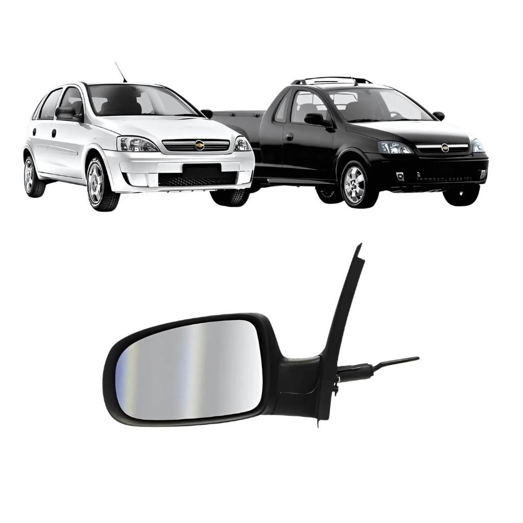 Retrovisor Corsa Sedan Hatch 2002 A 2012 Montana 2002 A 2010 Esquerdo Motorista