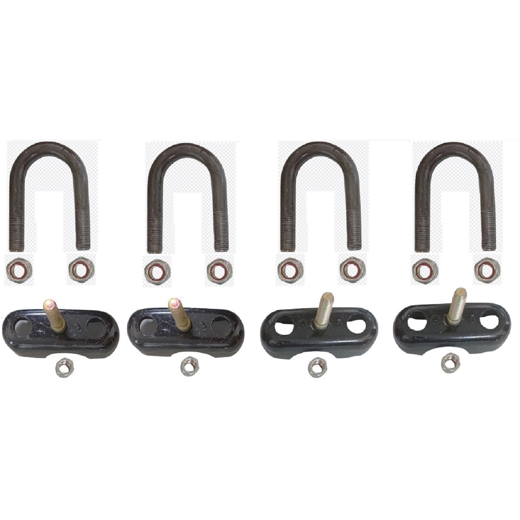 KIT GRAMPO C/ SUPORTE BANDEJA SUSPENSÃO GM A/C/D-10 TODAS GM A/ C/D-20 TODAS GM SILVERADO TODAS - 2   DIR E 2 ESQ