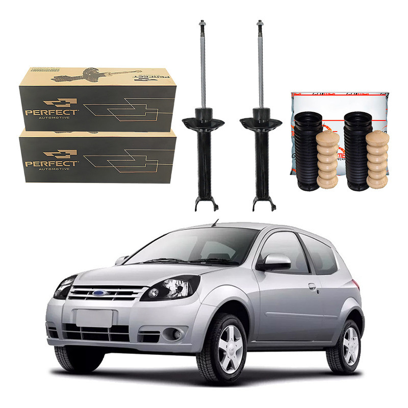 Kit Amortecedor Traseiro Ka 1.0 1.6 8v 2007 A 2011