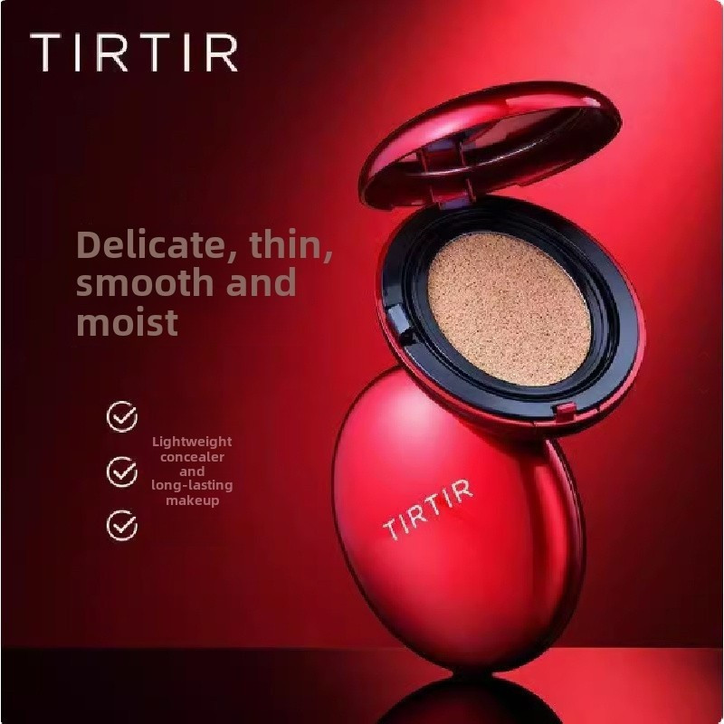 TIRTIR Red Air Cushion BB Cream Conjunto De Longa Duração Maquiagem Corretivo Base Configuração Radiance Protetor Solar
