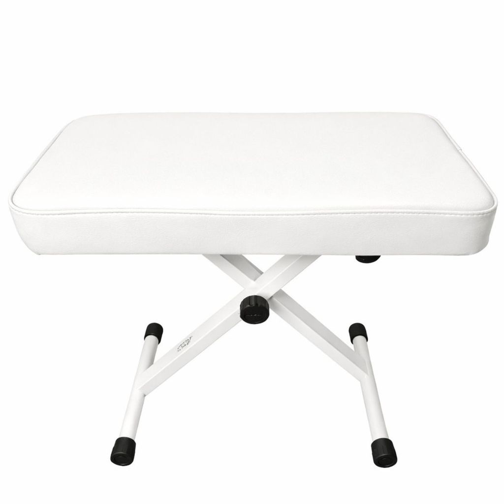 Banco para Piano Teclado em X Rocker YS-701-4 WH