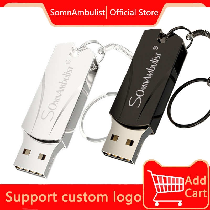 Unidade flash portátil 512MB/4GB/8GB/32GB Unidade flash USB de Metal durável