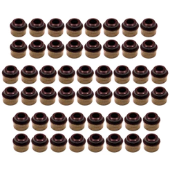 Kit 50 vedador/retentor de válvula - 6mm POWER GOL MI 16V