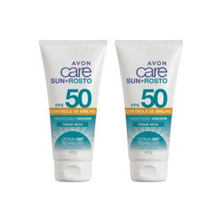 Creme Protetor Solar Avon Care Sun+ Rosto FPS 50 40g em Oferta na Shopee
