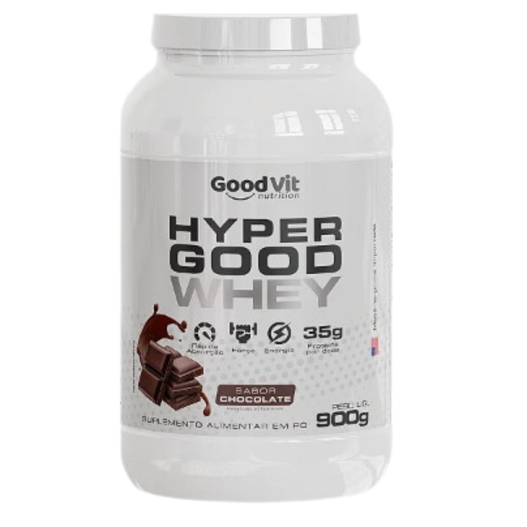 Whey Protein Hyper Good 900g - Proteína Concentrada Good Vit